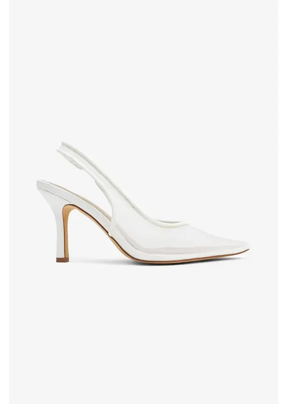 Lemonade Shoes Zayla Sheer Mesh Slingback Pump