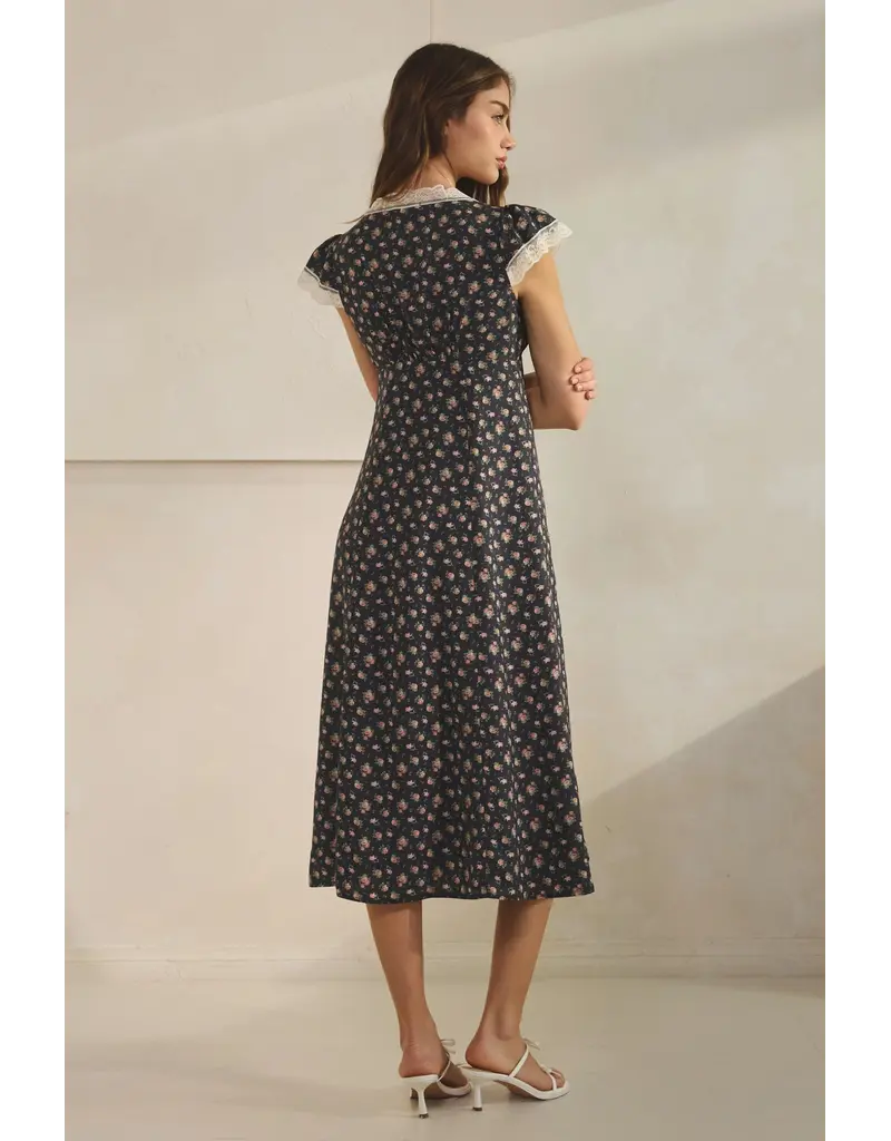 Creamon Lacie Floral Midi Dress