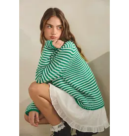 Creamon Whitney Stripe Knit Sweater