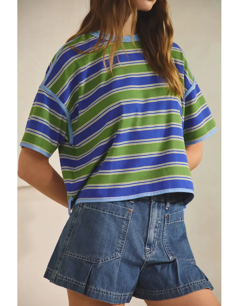 Creamon Kendall Pleated Denim Shorts