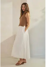 Creamon Hadley Knit Combo Maxi Dress