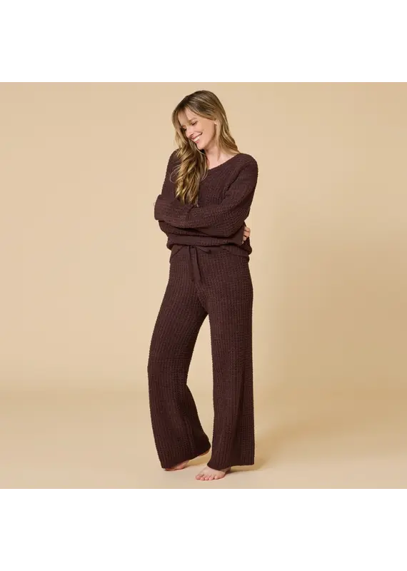 Softies Marshmallow Waffle V-Neck Lounge Set