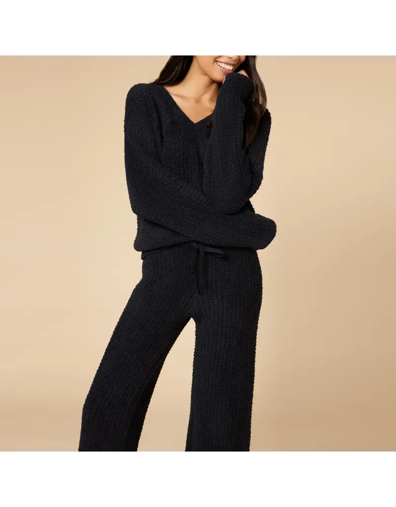 Softies Marshmallow Waffle V-Neck Lounge Set