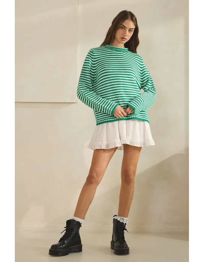 Creamon Whitney Stripe Knit Sweater
