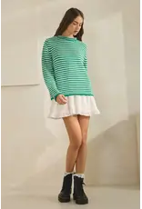 Creamon Whitney Stripe Knit Sweater