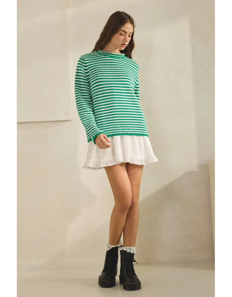Creamon Whitney Stripe Knit Sweater