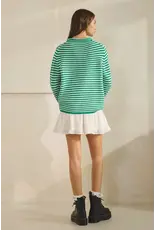 Creamon Whitney Stripe Knit Sweater