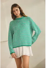 Creamon Whitney Stripe Knit Sweater