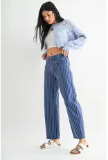 Just Black Denim Twist Barrel Jean