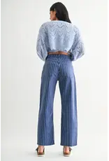 Just Black Denim Twist Barrel Jean