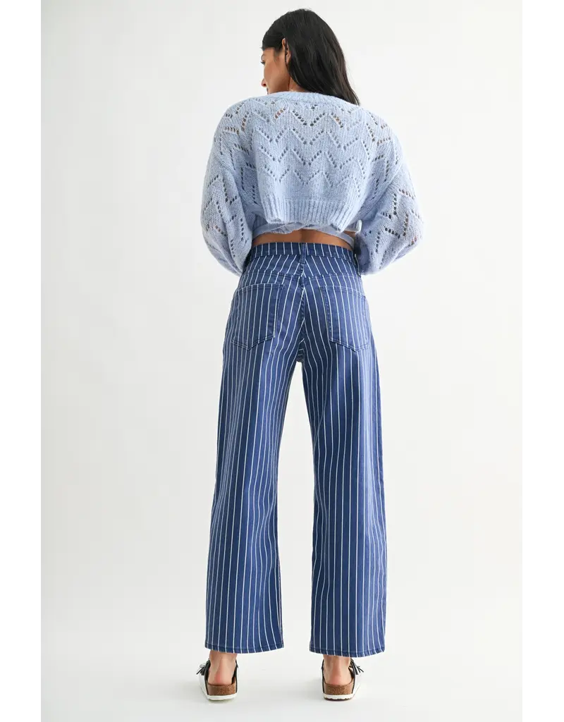 Just Black Denim Twist Barrel Jean