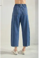 Oddi Pearl Bow Mom Jean