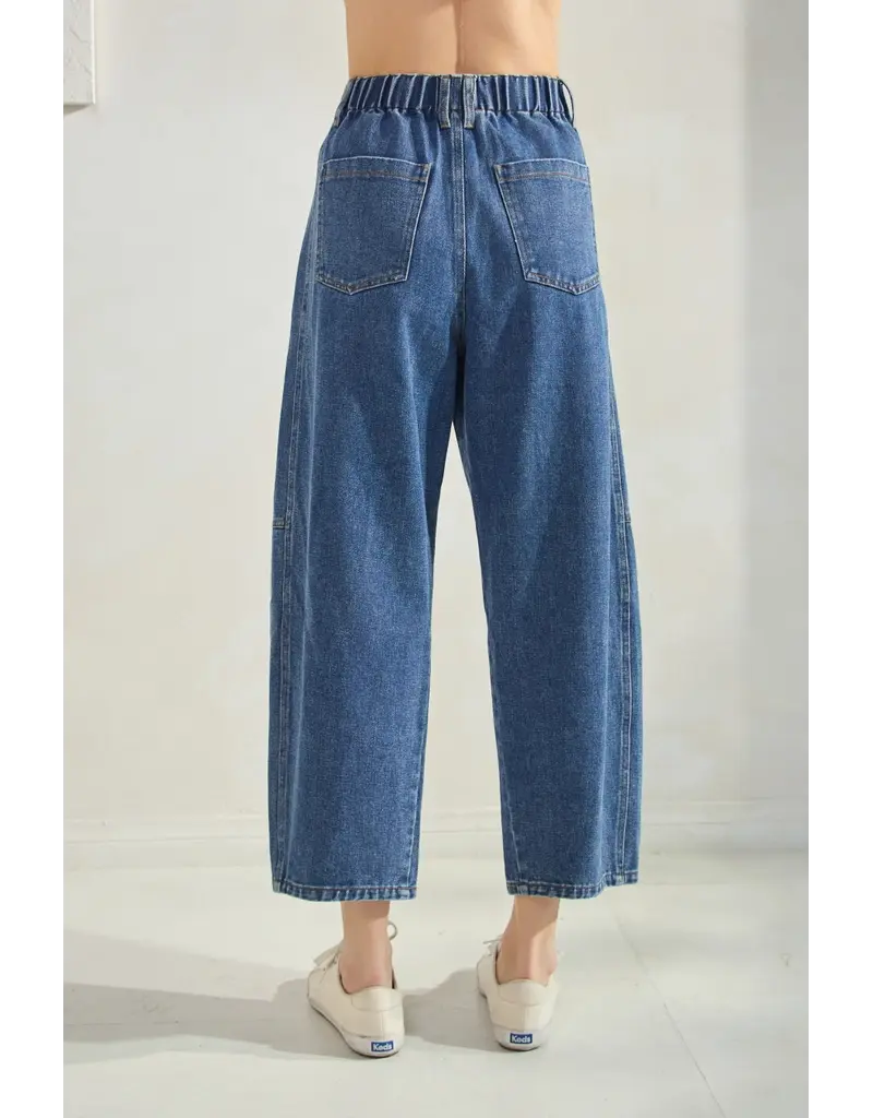 Oddi Pearl Bow Mom Jean