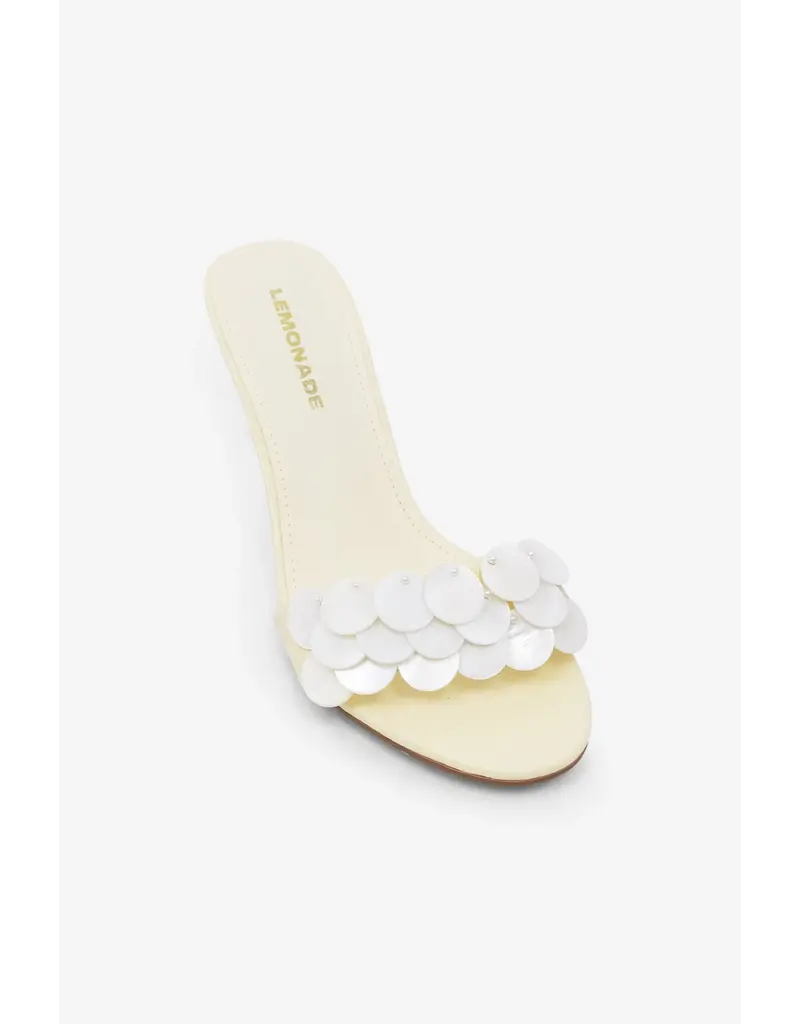 Lemonade Shoes Early Pop Mother of Pearl Kitten Heel