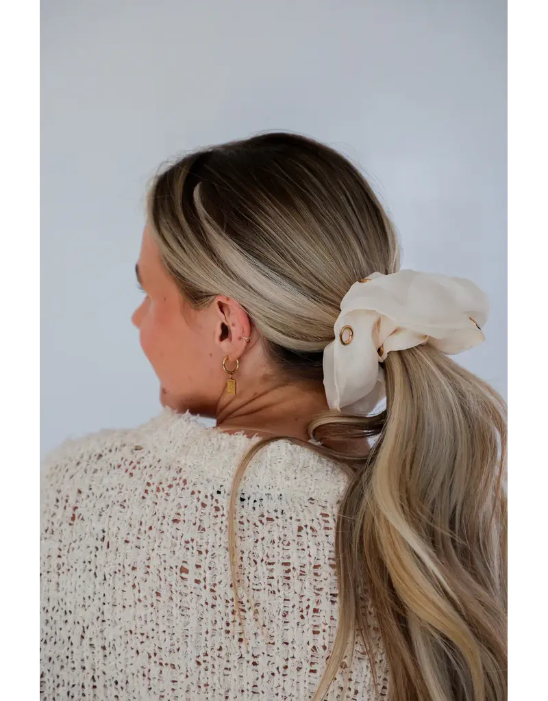 Kaxi Jumbo Scrunchie with Charms