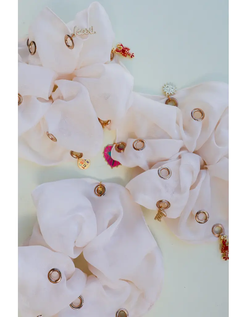 Kaxi Jumbo Scrunchie with Charms