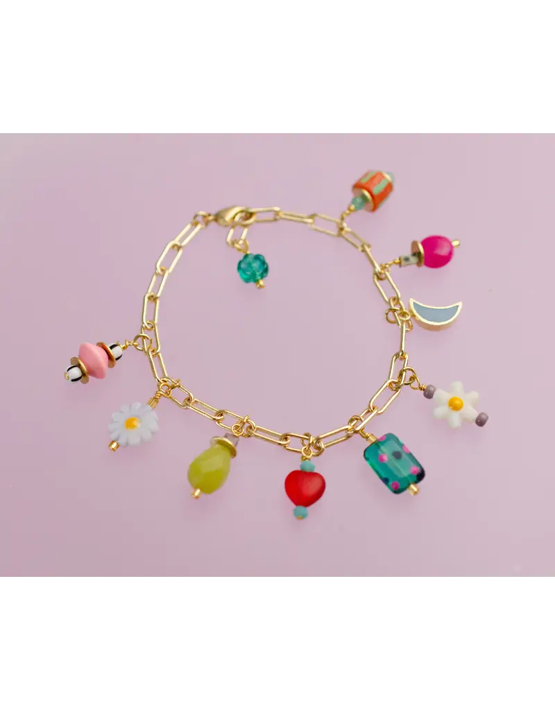 Jill Makes Ladybird Charm Bracelet