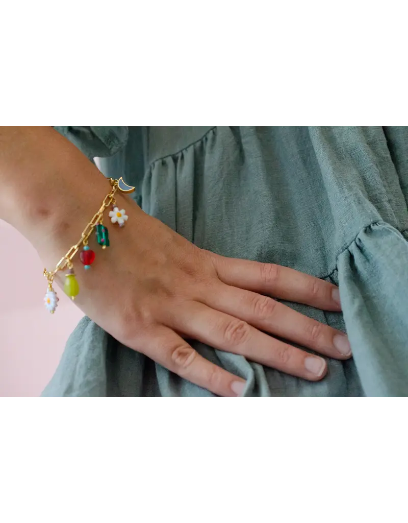 Jill Makes Ladybird Charm Bracelet