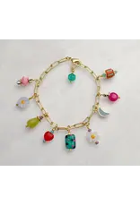Jill Makes Ladybird Charm Bracelet