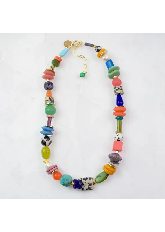 Jill Makes Georgie Chunky Beaded Necklace
