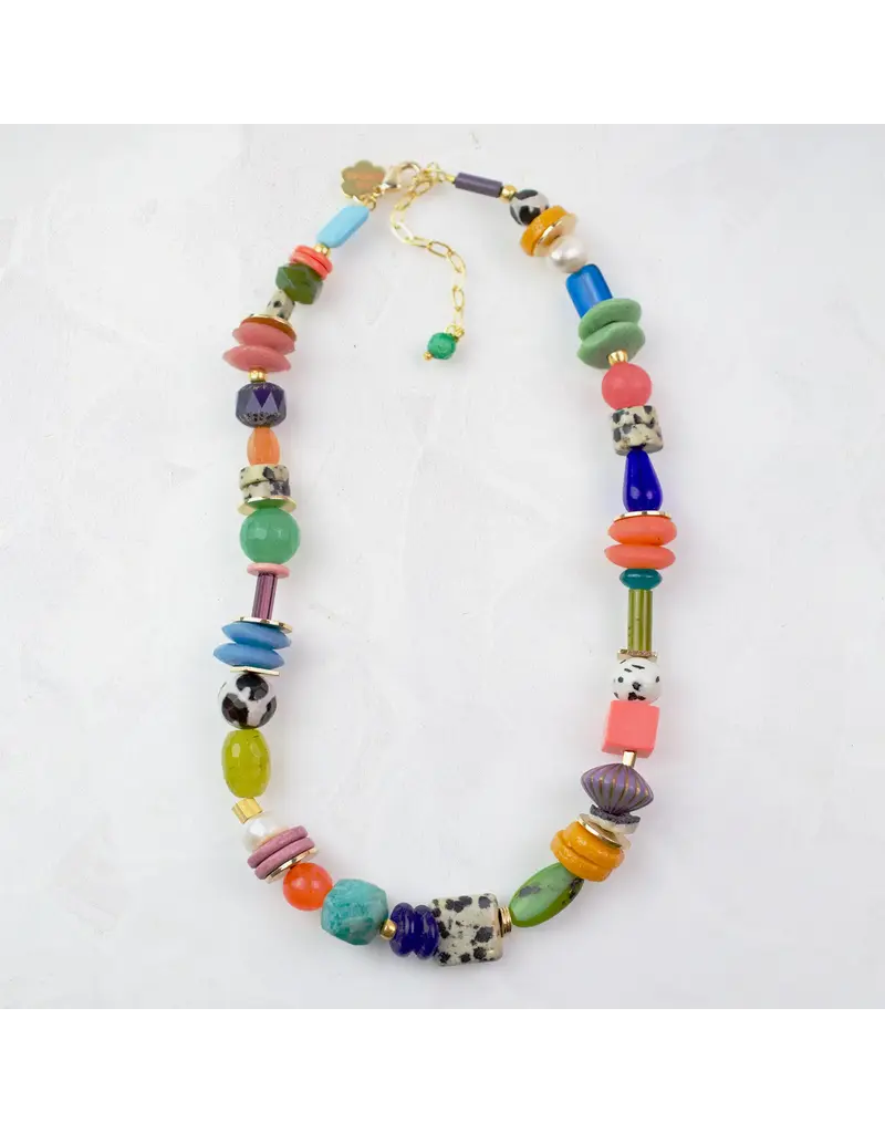 Jill Makes Georgie Chunky Beaded Necklace