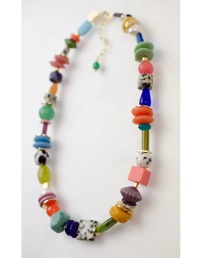Jill Makes Georgie Chunky Beaded Necklace