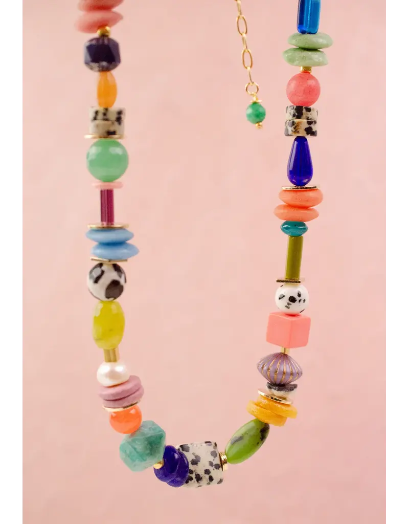 Jill Makes Georgie Chunky Beaded Necklace
