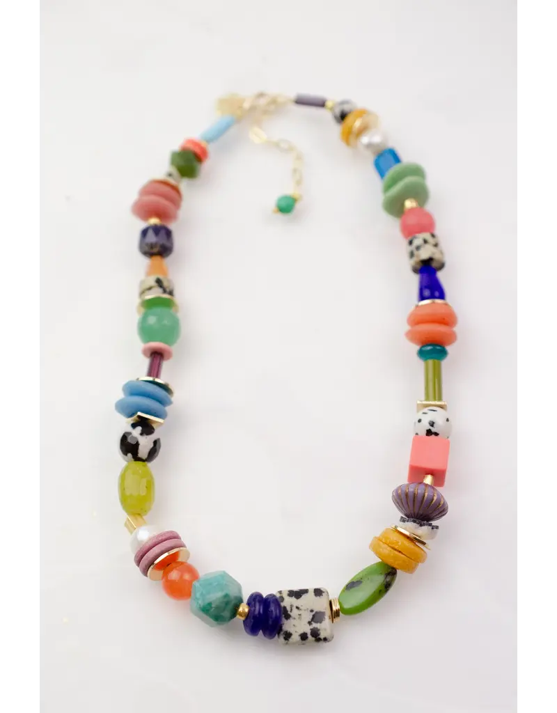 Jill Makes Georgie Chunky Beaded Necklace