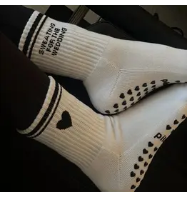 Pilabarre Sweating for the Wedding Grippy Socks