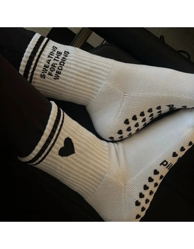 Pilabarre Sweating for the Wedding Grippy Socks