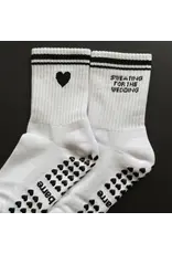 Pilabarre Sweating for the Wedding Grippy Socks