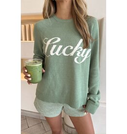 Show Me Your Mumu Off Duty "Lucky" Sweater