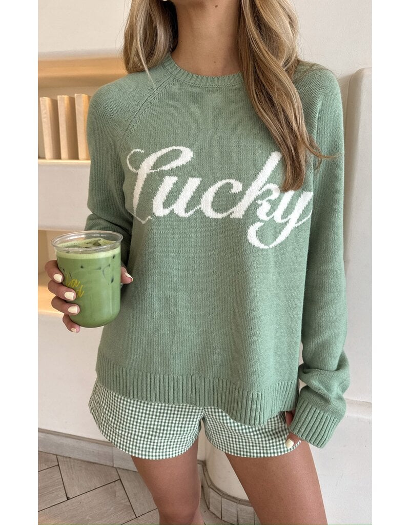 Show Me Your Mumu Off Duty "Lucky" Sweater