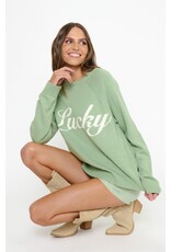 Show Me Your Mumu Off Duty "Lucky" Sweater