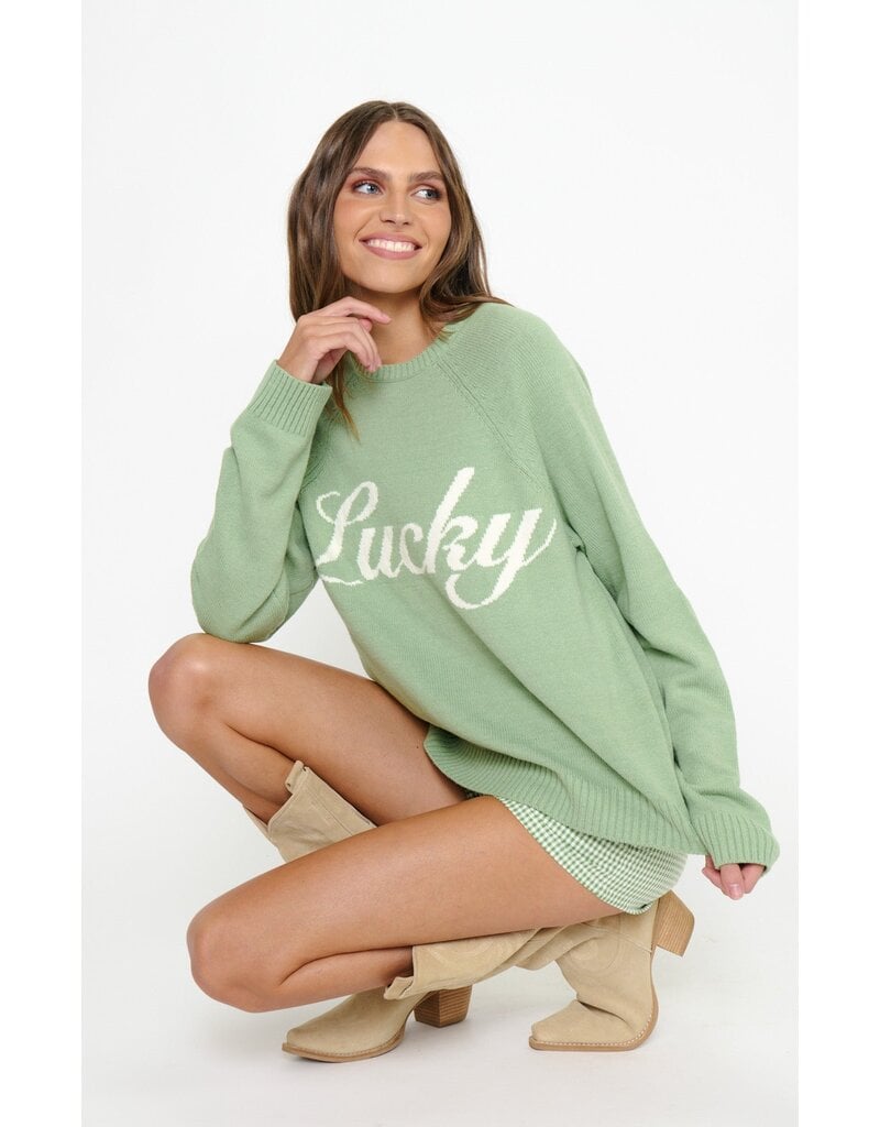 Show Me Your Mumu Off Duty "Lucky" Sweater