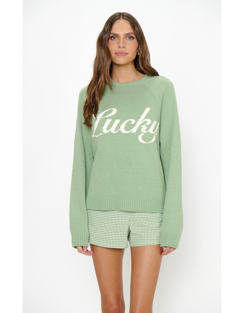 Show Me Your Mumu Off Duty "Lucky" Sweater