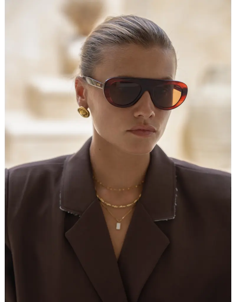 FREYRS Eyewear Jetsetter Acetate Unisex Aviator Sunglasses