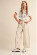 Serena Studded Barrel Jeans