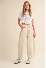 Serena Studded Barrel Jeans