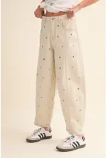 Serena Studded Barrel Jeans