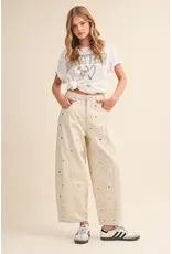 Serena Studded Barrel Jeans