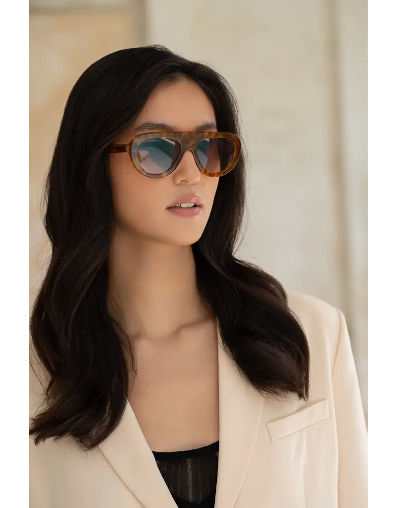 FREYRS Eyewear Jetsetter Acetate Womens Aviator Sunglasses