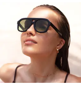 FREYRS Eyewear Voyager Acetate Oversized Aviator Sunglasses