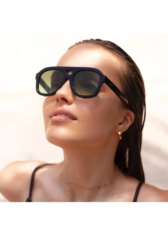 FREYRS Eyewear Voyager Acetate Oversized Aviator Sunglasses