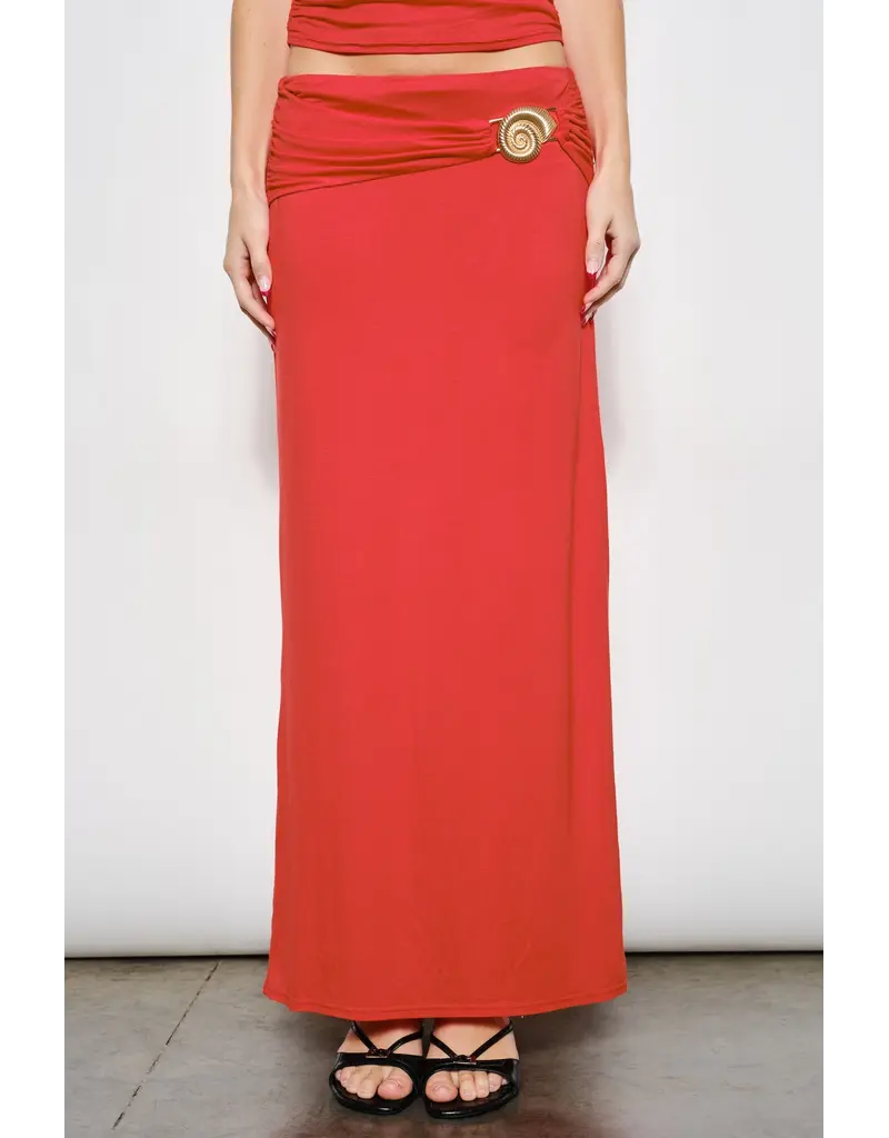 Pretty Garbage Gigi Trim Maxi Skirt