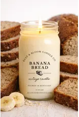 Rust & Bloom Candle Co Banana Bread Candle