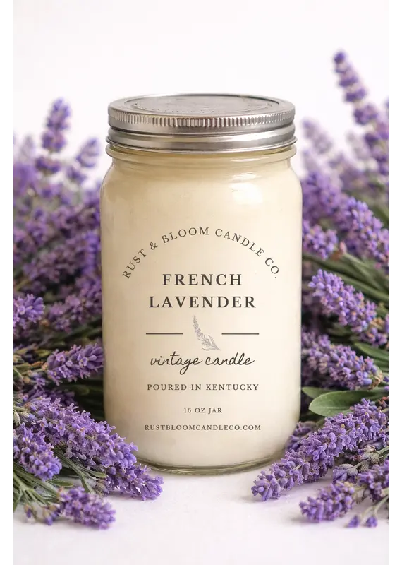 Rust & Bloom Candle Co French Lavender Candle