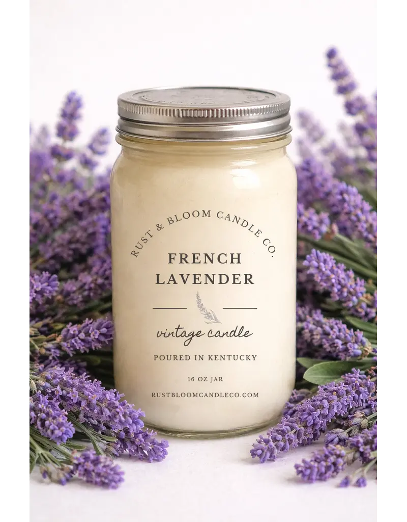 Rust & Bloom Candle Co French Lavender Candle