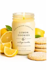 Rust & Bloom Candle Co Lemon Cookies Candle