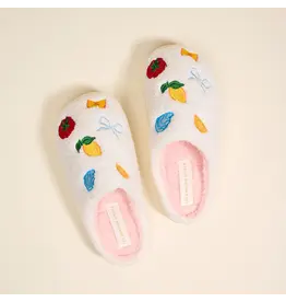 Italian Summer Fuzzy Indoor/Outdoor Slippers